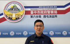 臺中市警六分局即時處置路口交通號誌損毀情況