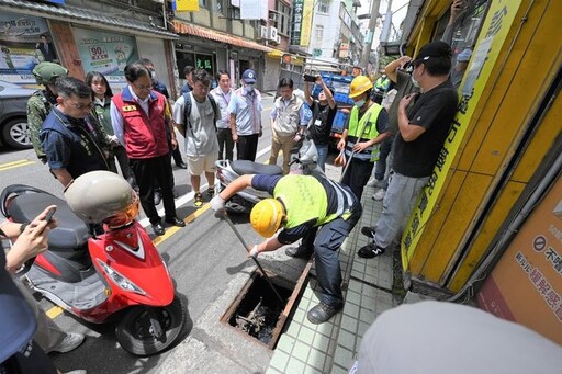 凱米颱風可能帶來豪雨 桃環保局動員加強道路側溝清淤