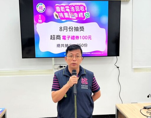 廢乾電池回收「月月抽禮券」 7月份250名幸運兒出爐