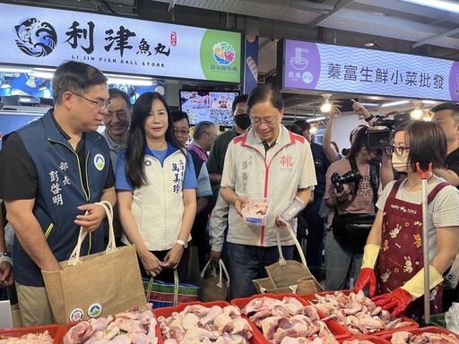 桃市環保局推動塑膠袋減量與菸蒂不落地 新永和市場帶頭宣導環保的重要