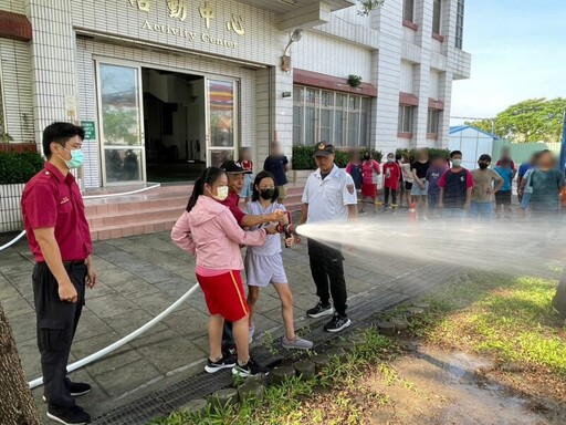 高雄永安消防分隊走進校園 寓教於樂培養防災意識