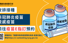 桃市推出「疫苗E指訂」預約系統 線上預約疫苗接種更便捷