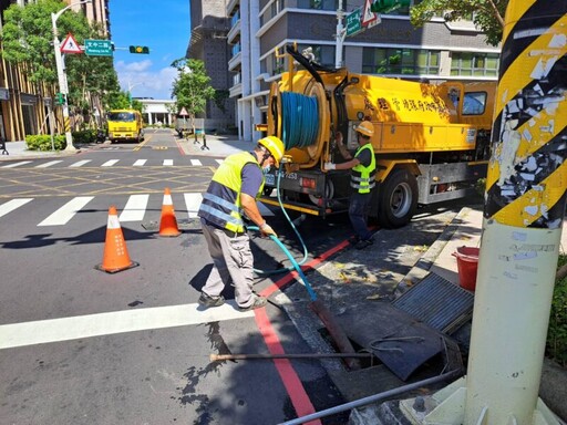 山陀兒颱風可能帶來豪雨 環保局動員加強道路側溝清淤