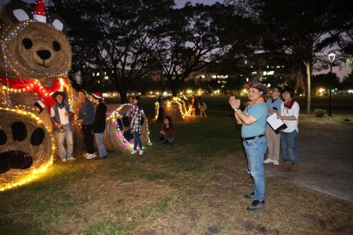 高雄大學「草捲藝術季」開幕 建築系師生創意體現環保永續