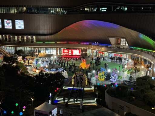 台灣燈會青埔發光！ 桃園青埔商圈呈現了當地的熱情與創新