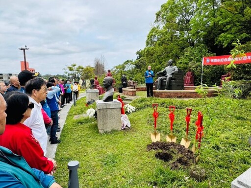 紀念總理逝世100周年 黃敏恭：植樹健行不畏艱難拿出政績贏得鄉親認同