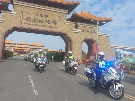 國際自由車環台賽抵高雄 高市警循序式管制減少民眾等候時