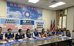桃園市議會國民黨團召開「反惡霸、反廢死」 力挺6優質立委