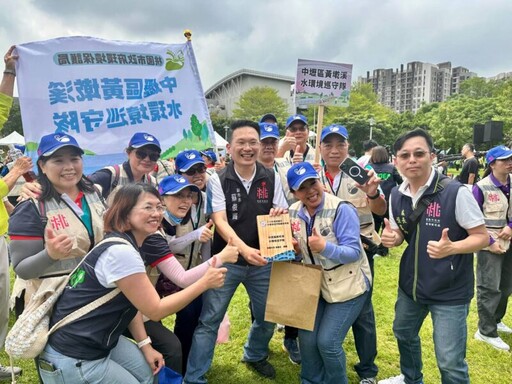 桃園河川水質逐年提升 蘇俊賓表彰長期投入水環境保護的志工伙伴