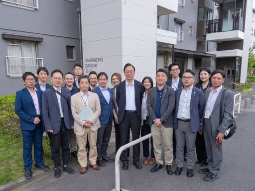 張善政率團隊考察日本社宅 實踐高齡安居與在地老化服務體系