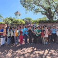 南華大學民族音樂學系豎琴老師劉貞宜率70位平均70歲者來個《府城300-陶豎快閃安平三部曲》