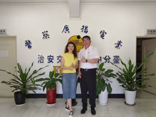 保安警察大隊長蔡期望警廣暢談保大勤、業務 空中講述防詐素材 提升全民防詐意識