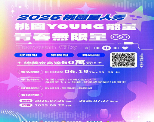 2025桃園星人秀啟動徵件 6/19報名截止總獎金60萬元