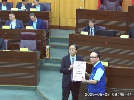 林政賢就中央補助不公提質詢 強調國家政策轉變市長必須拿出態度