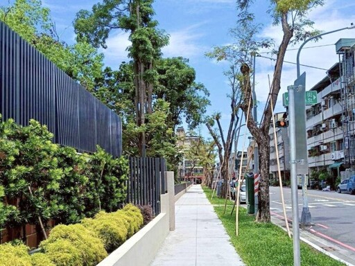 瑞豐國中環校步道煥新 紅磚校名成社區打卡新地標