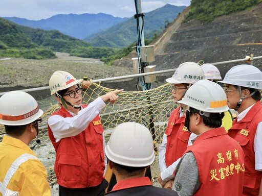 陳其邁颱風前親赴山區視察 確保防災工作滴水不漏
