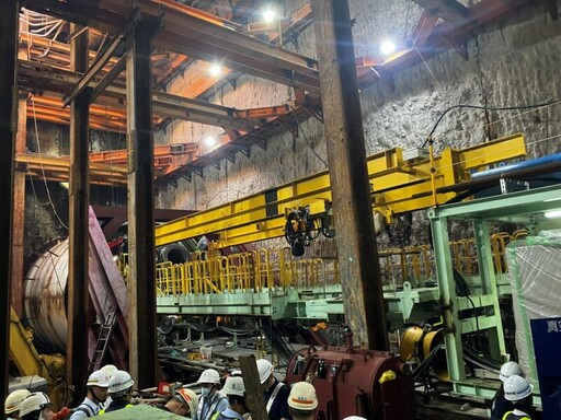 八德介壽路捷運綠線第3台潛盾機啟動 挺進小大湳站