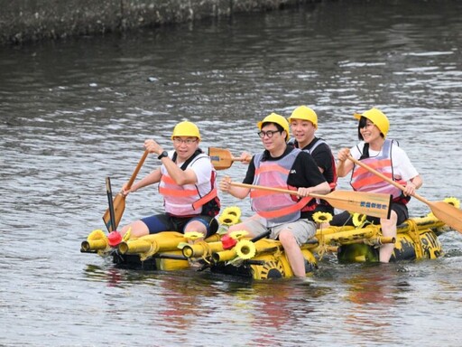 高雄運發局主辦「2025高雄創意造筏競賽」環保創意船筏即將開戰