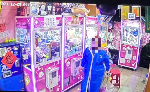 宜蘭分局破獲夾娃娃機店財物連續竊盜案