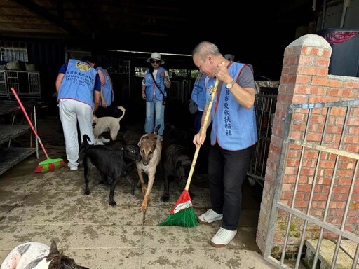 台北市東欣扶輪社關注流浪動物 助阿基歐毛寶貝樂園浪愛溫暖