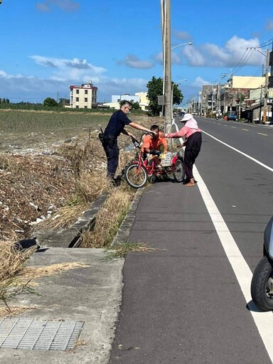 老婦路旁孤立無援 臺西警助她平安回家