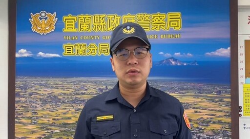 宜蘭市區車禍一起 行駛中貨車疏於注意擦撞執勤的救護車