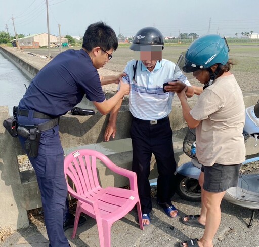 嘉縣老翁騎車到一半頭暈 北港警消獲報協助送醫