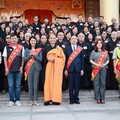 靈巖山寺水陸大法會 許淑華偕同韓國瑜同祝願