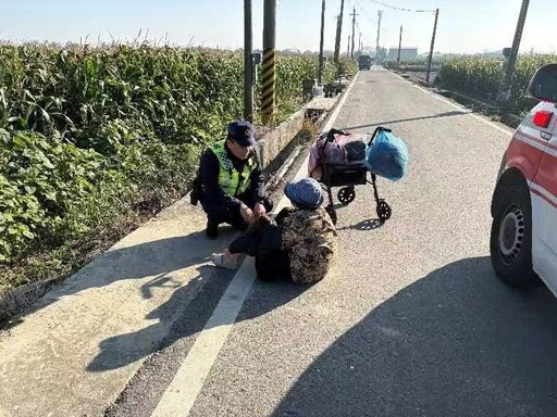 寒冷低溫黃燈警戒 朴子警尋獲離家老嫗