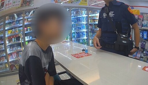 深夜超商遇見迷惘少年 警成親子橋樑解開誤會