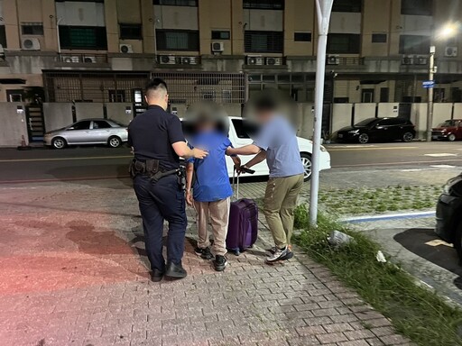 翁拖行李箱深夜遊蕩 警找前世情人突破心防