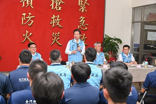 住宅火警成功救三人 陳福海親臨慰問消防弟兄士氣大振