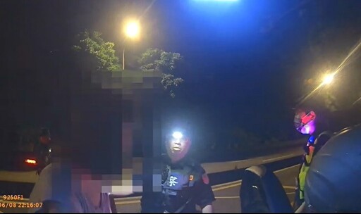 北市警路檢見男子昏厥及時送醫展柔情
