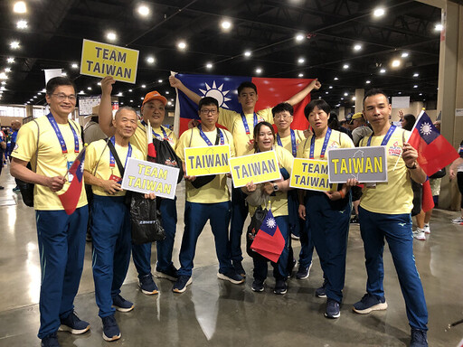 世界警消運動會美國盛大開幕 臺灣警消Team Taiwan高舉國旗帥氣進場
