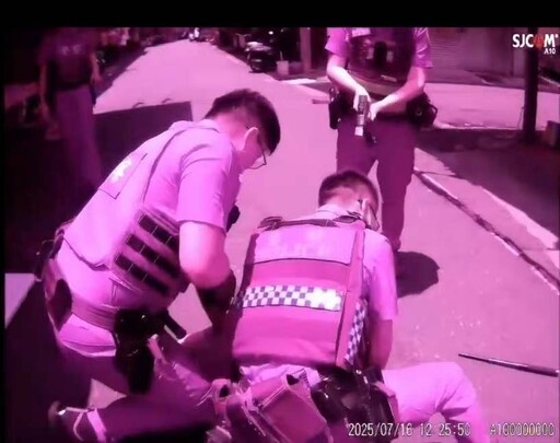 中埔後庄市場男子糾紛亮刀傷人 中埔警強勢執法速逮嫌犯