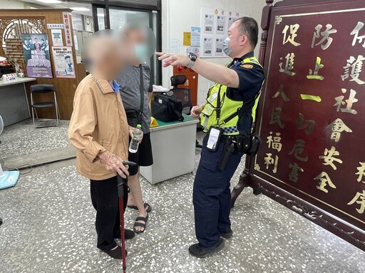 想搭便車秀存摺? 警靠這物助辦公魂爺爺返家