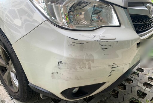 台中警揪出暗夜小巷撞車肇逃 肇事者辯稱:以為壓到石頭