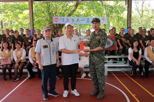 慰問駐軍官兵 蘭陽21世紀不動產宏鎰集團赴陸軍步兵153旅敬軍慰問暨捐血活動