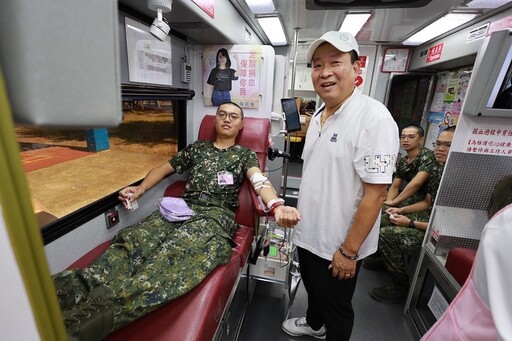 慰問駐軍官兵 蘭陽21世紀不動產宏鎰集團赴陸軍步兵153旅敬軍慰問暨捐血活動