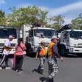 花蓮光復救災刻不容緩 宜蘭八鄉鎮清潔隊前往支援清運垃圾