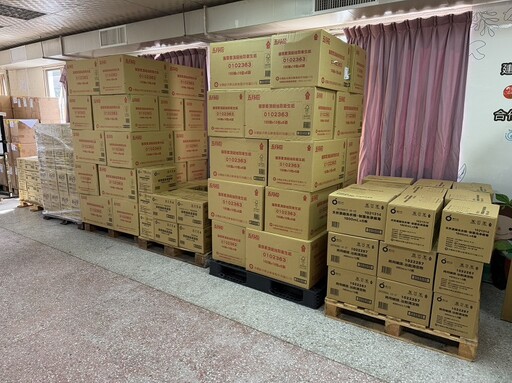 永豐餘捐贈物資助花蓮光復鄉重建 3萬公升消毒藥水逾千箱清潔用品