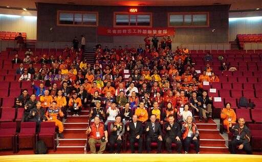 消防署表揚65支災害防救志工團隊 肯定全國救災英雄