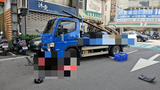 員林萬年路生死瞬間 祖孫慘遭撞 一死一傷悲劇