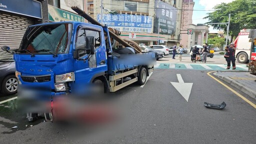 員林萬年路生死瞬間 祖孫慘遭撞 一死一傷悲劇