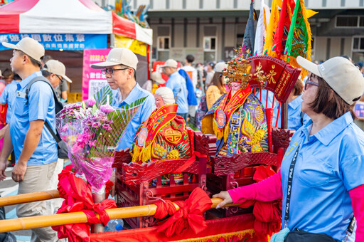 桃園土地公藝術節主獻大典 張善政為花蓮光復鄉祈福