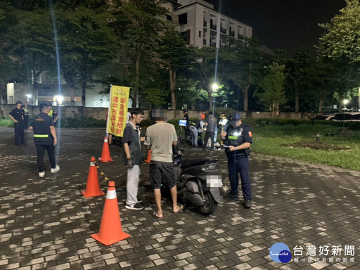 防制深夜噪音車「炸街」 太平警方3小時開出10張罰單