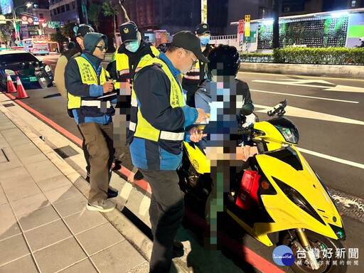 中和警深夜鎖定熱區 掃盪改裝噪音車還靜於民