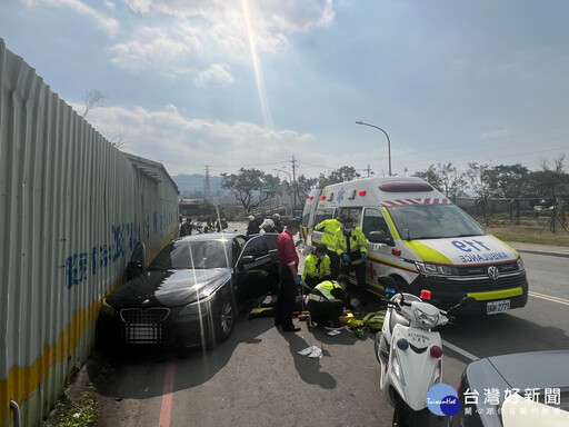 男子駕AB車遭攔查拒停 警向輪胎射5槍擊中嫌犯