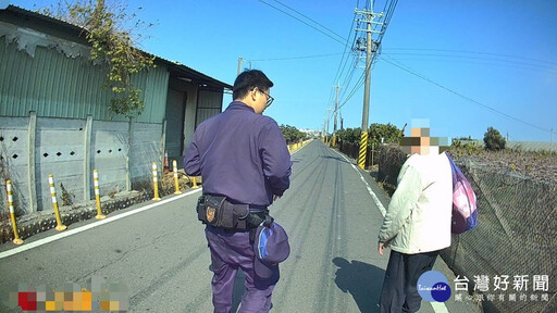 身障外出醫院迷途 溪湖警伸援手