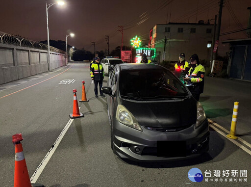 貫徹酒駕零容忍決心 竹縣警方擴大高峰時段強勢取締